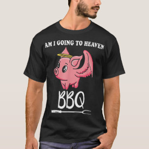 Gehe ich zu dem lustigen Schweine Angel GRILLEN Va T-Shirt