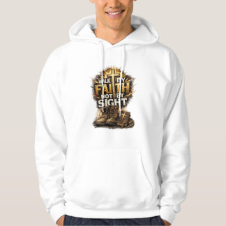 Gehe im Glauben, nicht im Schauen Hoodie