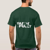 Gehe im Glauben T-Shirt (Rückseite)