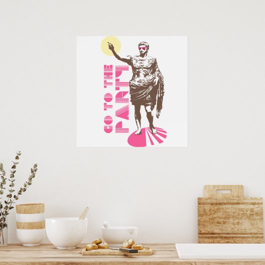 Gehe ins Party Poster (Küche)