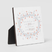 Gehe mit Freude aus - Isaiah 55:12 Fotoplatte (Vorderseite)