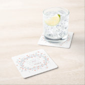 Gehe mit Freude aus - Isaiah 55:12 Rechteckiger Pappuntersetzer (Vor Ort)