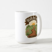 Gehe mit Glauben Christlich  Kaffeetasse (VorderseiteRechts)