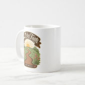 Gehe mit Glauben Christlich  Kaffeetasse (Vorderseite Links)