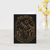 Gehe mit mir 2026 Lds Jugend Thema Camp Karte (Gelbe Blume)