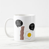 Gehe nicht in mein Herz zurück Kaffeetasse (Links)