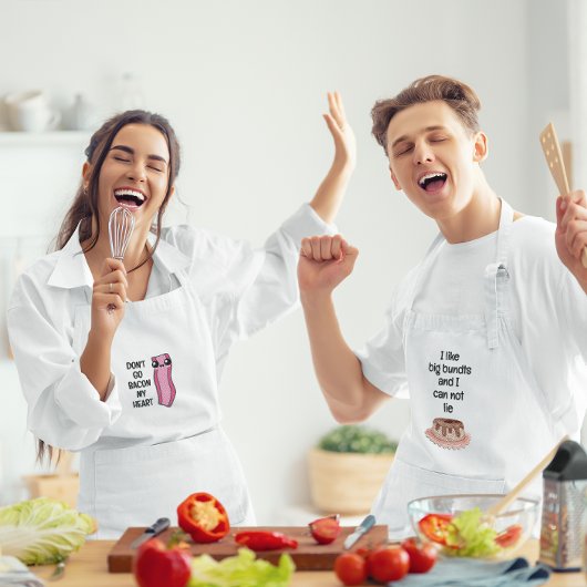 Gehe nicht in meine Herz-Schürze zurück Schürze