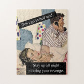 Gehe nicht zu Bettwächter Bleibe Plotter Rache Puzzle (Vertikal)