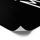 Gehe nicht zu meinem herzen Funny Food Pun Poster (Ecke)