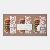 Gehe nicht zu meinem herzen Funny Food Pun Schreibtischunterlage (Tastatur & Maus)