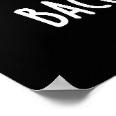 Gehe nicht zurück zu meinem herzen Funny Pig Pun D Poster (Ecke)