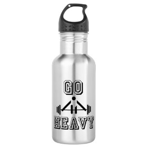 Gehe schwer edelstahlflasche