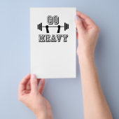 Gehe schwer flyer (Handgriff)