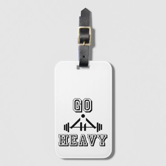 Gehe schwer gepäckanhänger (Vorderseite Vertikal)