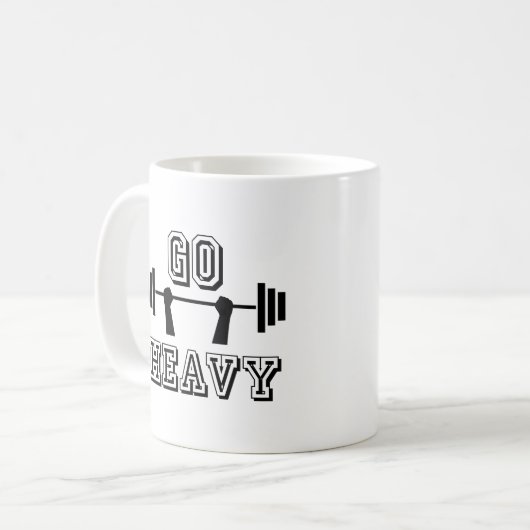 Gehe schwer kaffeetasse (Vorderseite Links)
