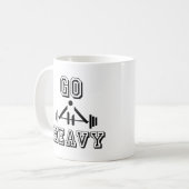 Gehe schwer kaffeetasse (Vorderseite Links)