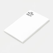 Gehe schwer post-it klebezettel (angewinkelt)