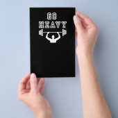 Gehe schwer ran flyer (Handgriff)