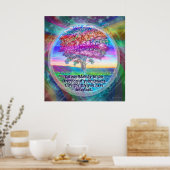 Gehe selbstbewusst in die Richtung deiner Träume.  Poster (Küche)