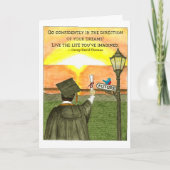 Gehe vertrauensvoll Sunrise-Abschluss Karte (Vorderseite)