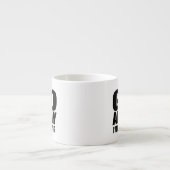 , Gehe weg, ich bin das lustige Ablesen Espressotasse (Vorderseite)