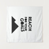 Gehe zu deinen Zielen und Errungenschaften - n01 Wandteppich (Vorderseite (Horizontal))