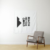 Gehe zu deinen Zielen und Errungenschaften - n01 Wandteppich (Beispiel (Horizontal))