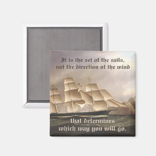 Gehe zu deiner eigenen Richtung Magnet (Vorderseite/Rückseite)