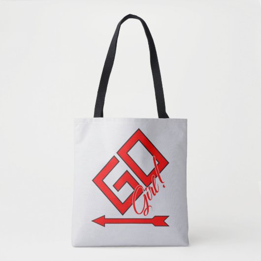 Gehe zu Mädchen! Tasche (Vorderseite)