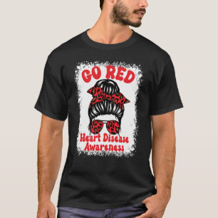 Gehe zum Bewusstsein für die Rote Herzkrankheit, d T-Shirt