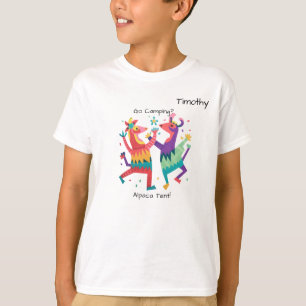 "Gehe zum Camping? Alpaca Tent!" Maßgeschneiderte T-Shirt