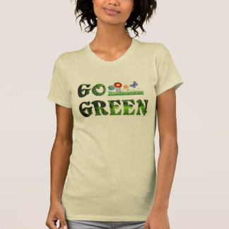 Gehe zum grünen Öko-freundlichen, vegetarischen re T-Shirt