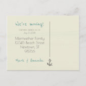 Gehe zum Strand! Änderung der Postkarten (Rückseite)