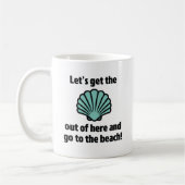 Gehe zum Strand Kaffeetasse (Links)