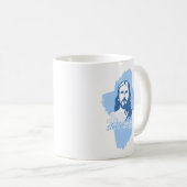 Gehe zur Kirche...! Jesus Christus. Christlicher P Kaffeetasse (VorderseiteRechts)