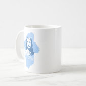 Gehe zur Kirche...! Jesus Christus. Christlicher P Kaffeetasse (Vorderseite Links)