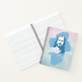 Gehe zur Kirche...! Jesus Christus. Christlicher P Notizblock (Innenseite)