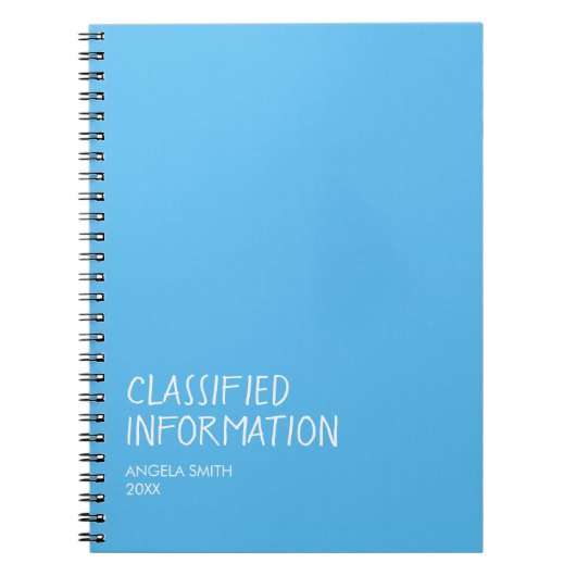 Geheftes Informationsnotizbuch – Lustiger dunkler  Notizblock (Vorderseite)