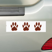 geheftete Felt Dog Paw Print Autoaufkleber (Auf Auto)