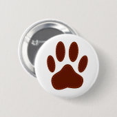 geheftete Felt Dog Paw Print Button (Vorne & Hinten)