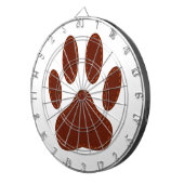 geheftete Felt Dog Paw Print Dartscheibe (Vorderseite rechts)