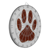 geheftete Felt Dog Paw Print Dartscheibe (Vorderseite Links)
