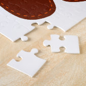 geheftete Felt Dog Paw Print Puzzle (Seite)