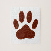 geheftete Felt Dog Paw Print Puzzle (Vertikal)