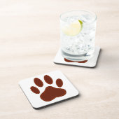 geheftete Felt Dog Paw Print Untersetzer (Rechte Seite)