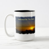 Geheiligt seien Sie Thy Name Zweifarbige Tasse (Links)