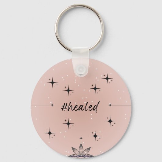 #geheilt schlüsselanhänger (Rückseite)