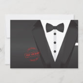 GEHEIM AGENT DETECTIVE CRIME SPY GEBURTSTAG EINLADUNG (Rückseite)