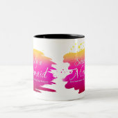 Geheim eine Meerjungfrau - Kaffee-Tasse Zweifarbige Tasse (Mittel)