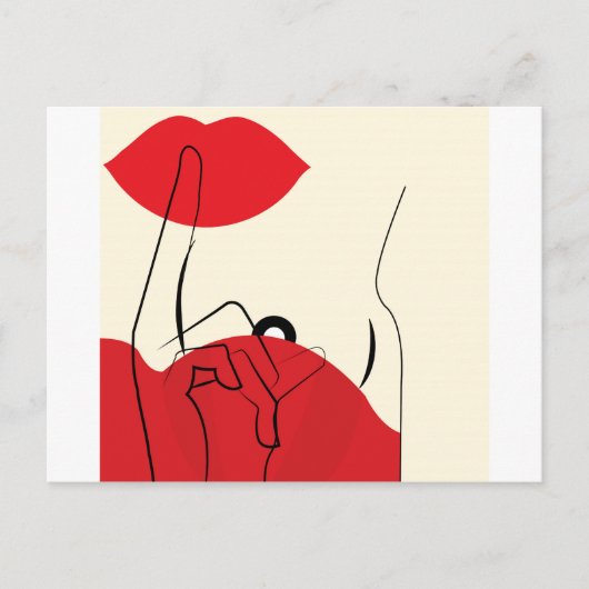 geheim einladungspostkarte (Vorderseite)